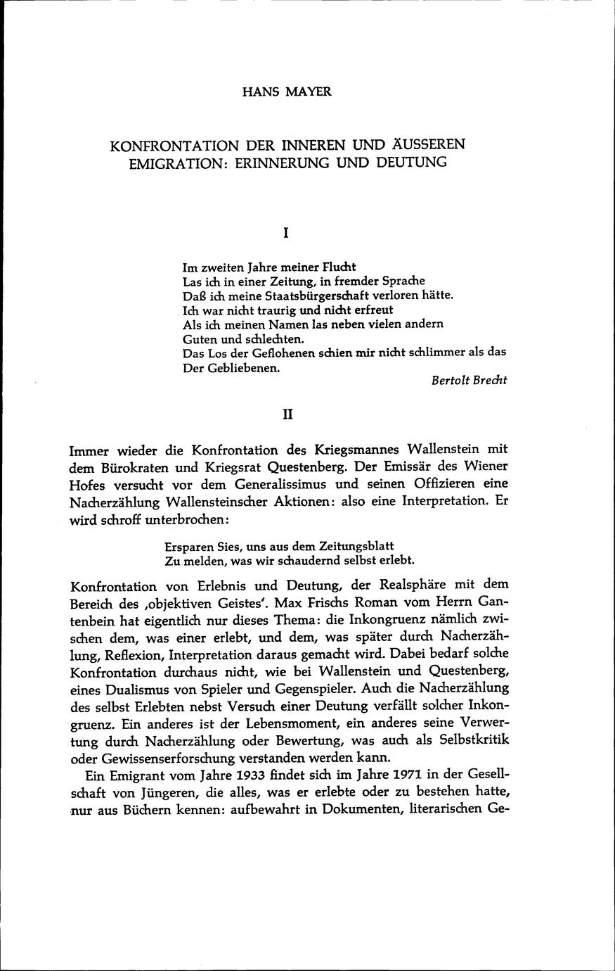 Exil und innere Emigration Full view UWDC UWMadison Libraries