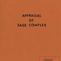 [Appraisal of SAGE Complex at Truax Air Park (feasibility and strategy study for HBU)]