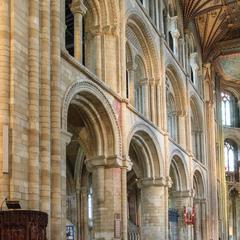 Peterborough Cathedral north wall of presbytery