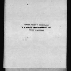 Documents relating to the negotiation of an unratified treaty of December 25, 1858, with the Navajo Indians