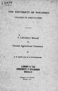 A laboratory manual of general agricultural chemistry