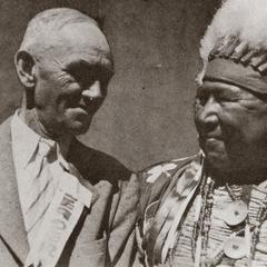 Charles Brown and Chief Yellow Thunder