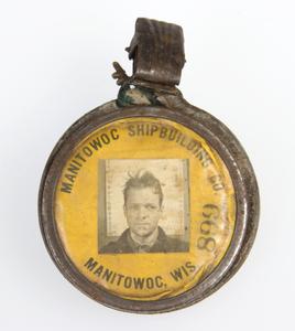 Manitowoc Shipbuilding Company employee badge