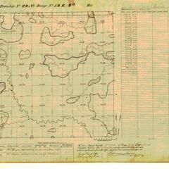 [Public Land Survey System map: Wisconsin Township 29 North, Range 19 East]