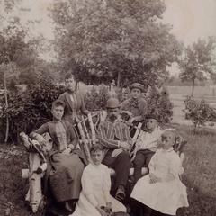 Thomas B. Jeffery and his family