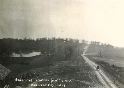 Bird's eye view of Scott's Hill