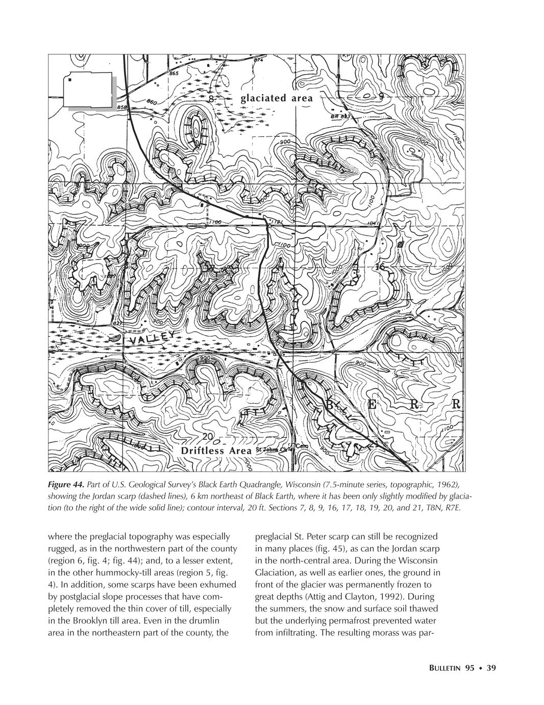 Pleistocene geology of Dane County, Wisconsin - Full view - UWDC - UW-Madison Libraries