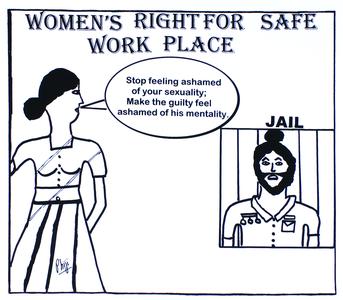 Women's right for safe work place