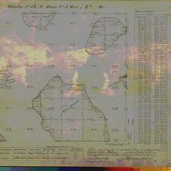 [Public Land Survey System map: Wisconsin Township 52 North, Range 03 West]