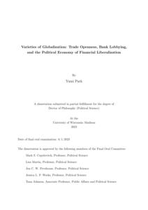 Varieties of Globalization: Trade Openness, Bank Lobbying, and the Political Economy of Financial Liberalization