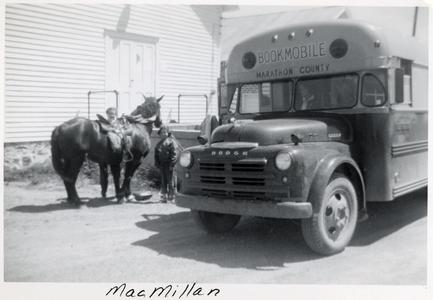 Marathon County Library Service Bookmobile at MacMillan stop.