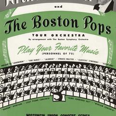 Arthur Fiedler and The Boston Pops concert poster