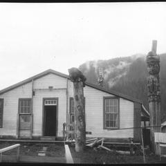 Totem poles at Ft. Wrangle