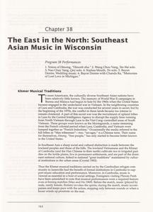 The East in the North : Southeast Asian music in Wisconsin (1 of 3)
