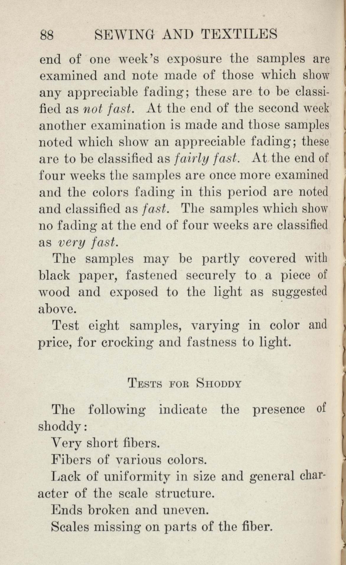 Sewing and textiles a textbook for grades and rural schools Full