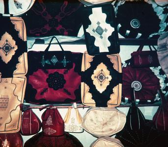 Leather Goods in Marrakech Souk