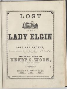 Lost on the Lady Elgin