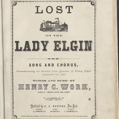 Lost on the Lady Elgin