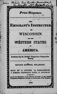 Description of the Wisconsin territory and some of the states and territories adjoining to it in the western parts of the United States of America