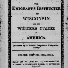 Description of the Wisconsin territory and some of the states and territories adjoining to it in the western parts of the United States of America