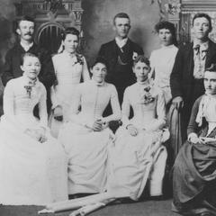 Anna Short Berigan with class of 1888