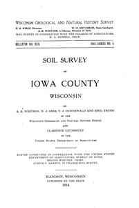 Soil survey of Iowa County, Wisconsin