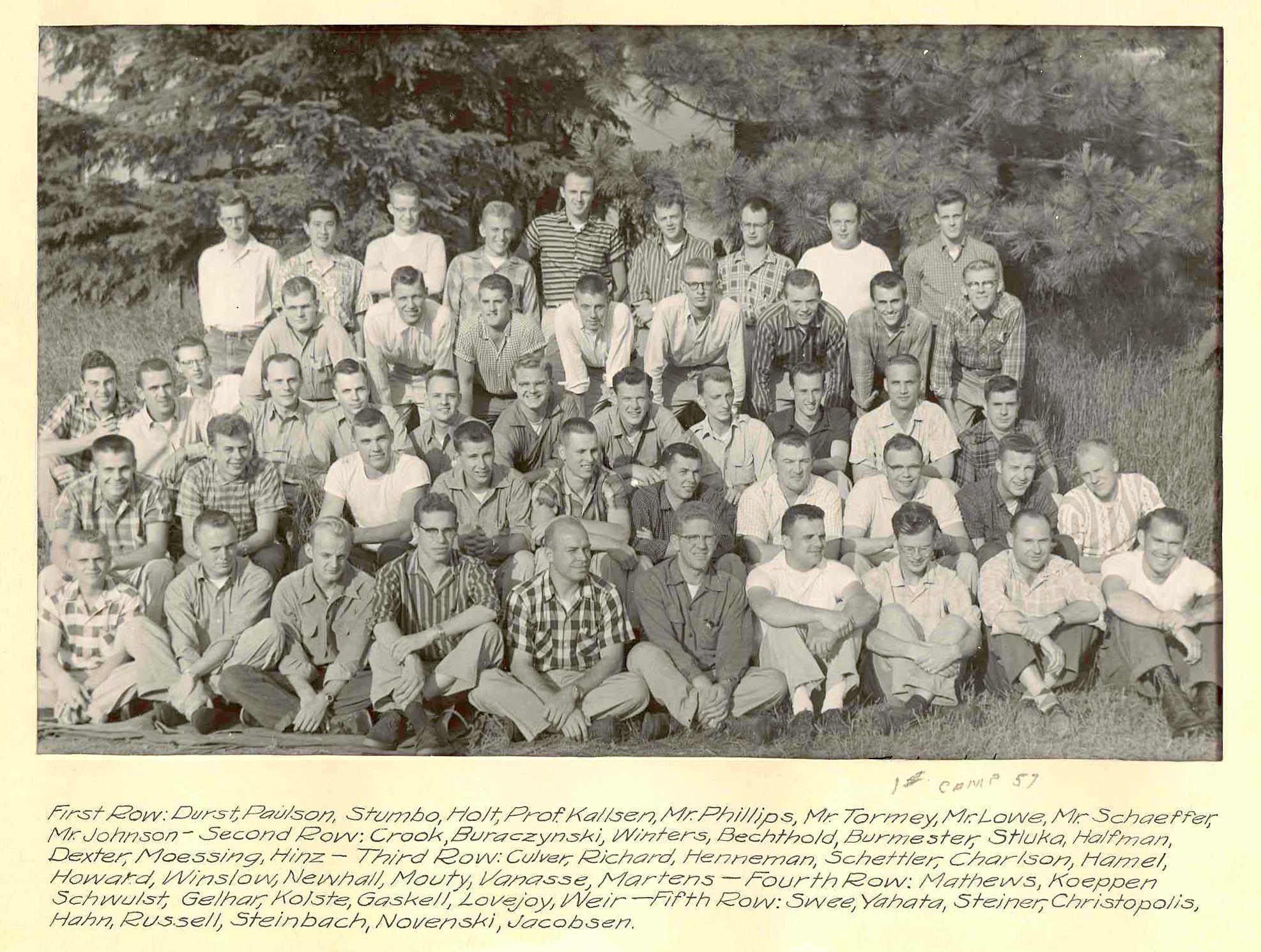 ‎1957 First Camp - UWDC - UW-Madison Libraries