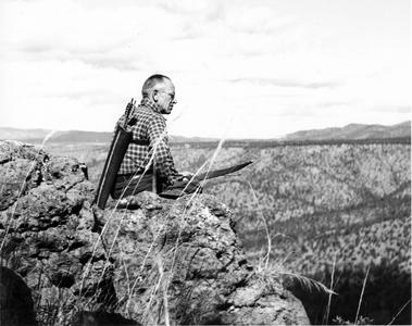 Bow hunting, Chihuahua, Mexico, January 1938