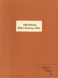 A preliminary feasibility analysis : Idlewild, Door County, Wis.