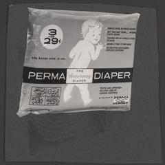 An advertisement for Perma Diaper