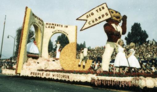 1963 Rose Bowl parade float