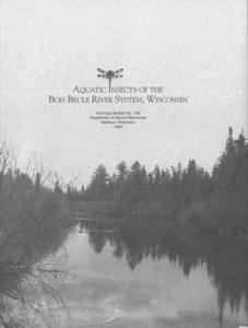 Aquatic insects of the Bois Brule River system, Wisconsin