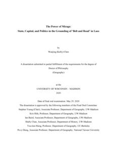 The power of mirage: State, capital, and politics in the grounding of 'Belt and Road' in Laos