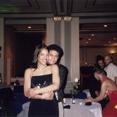 Two students at 2000 Ebony Ball