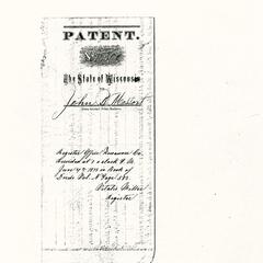 Object 6 titled Patent