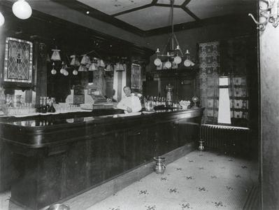 The bar in the Menasha Hotel
