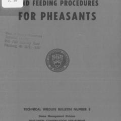 Improved rations and feeding procedures for pheasants