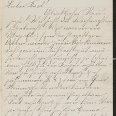 [Letter from Hannah Sternberger to her brother, Karl, January 3, 1886]