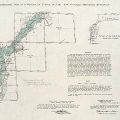 [Public Land Survey System map: Wisconsin Township 44 North, Range 07 West]