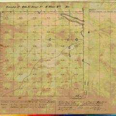 [Public Land Survey System map: Wisconsin Township 46 North, Range 08 West]