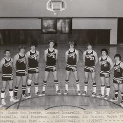 UW Center Barron County basketball team