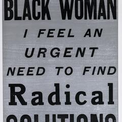 As a Black Woman I Feel an Urgent Need to Find Radical Solutions, from The Bad Air Smelled of Roses