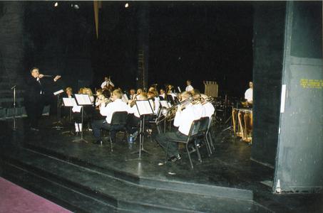 Music ensemble plays concert