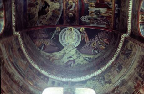 Transfiguration fresco at Docheiariou catholicon