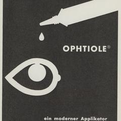 Ophtiole advertisement