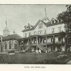 Hotel and dining hall