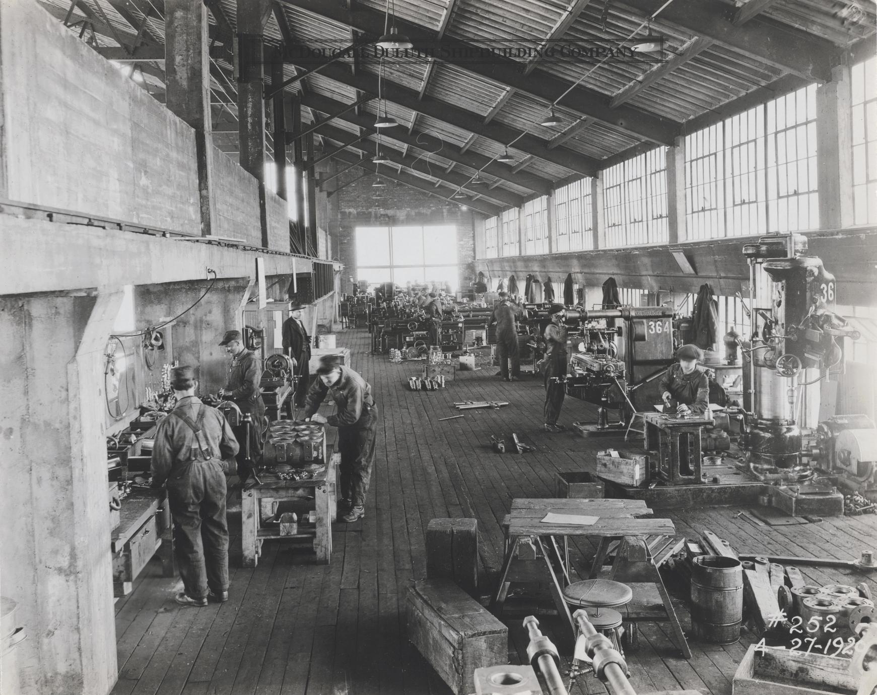 ‎Machine shop at McDougall Duluth - UWDC - UW-Madison Libraries