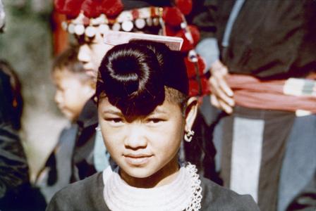 Young White Hmong woman in Houa Khong Province