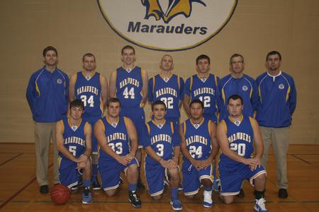 Men's basketball team, University of Wisconsin--Marshfield/Wood County, 2011