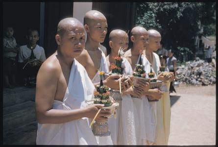2500th Anniversary of Buddhism- boun -waiting to be ordained a monk